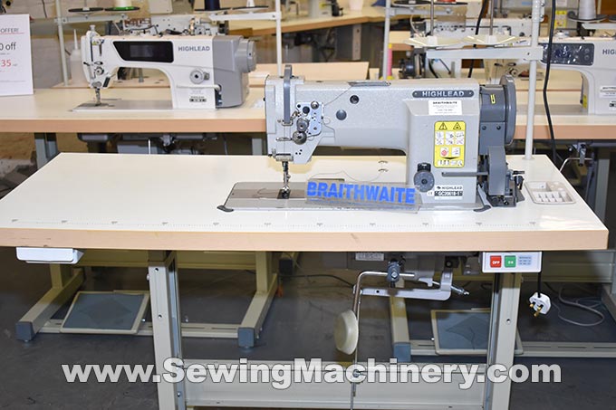 Walking foot sewing machine