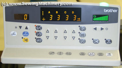 Brother S7200B control panel @ www.sewingmachinery.com