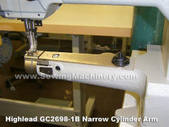 Cylinder arm sewing machine