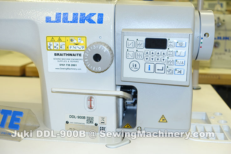 Juki DDL900B control panel