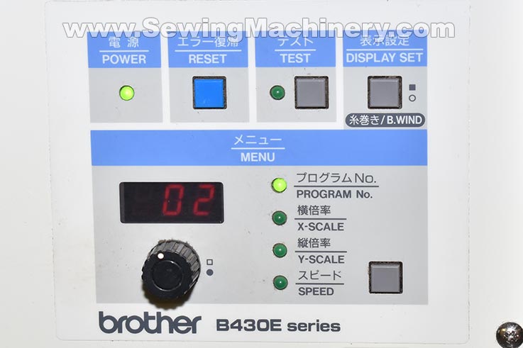 Brother Electronic bartack B430E Japan