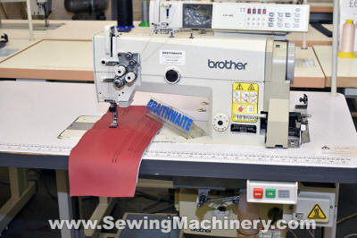 Brother B872 twin needle auto trim sewing machine