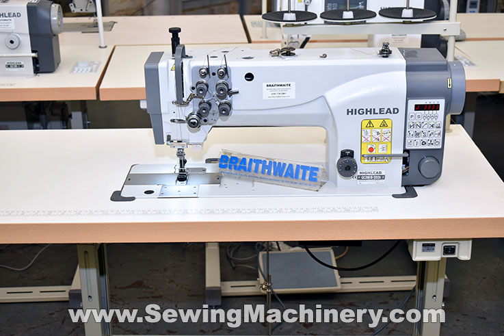 highlead twin needle walking foot auto trim