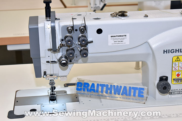 highlead twin needle walking foot auto trim