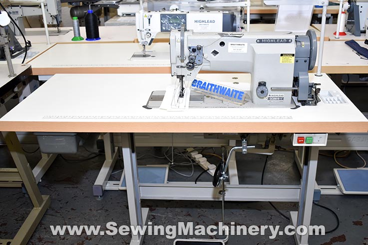 Heavy duty walking foot highlead sewing machine