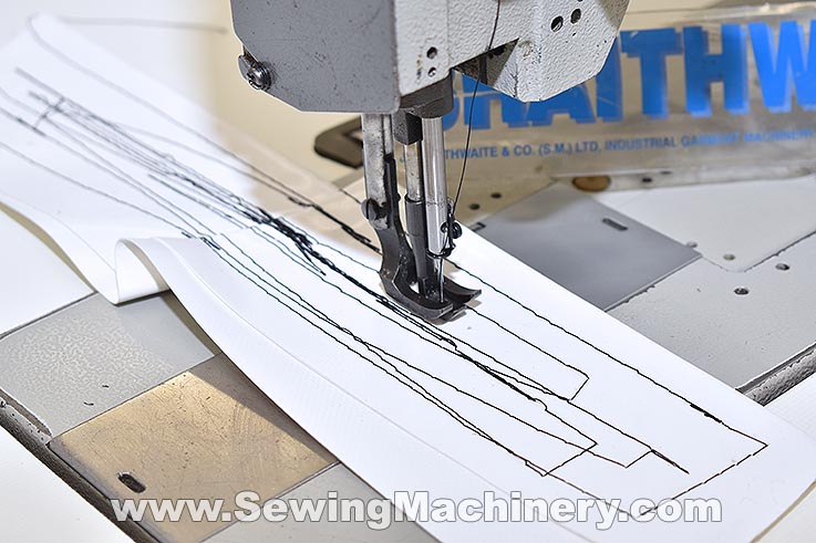 Heavy duty walking foot highlead sewing machine