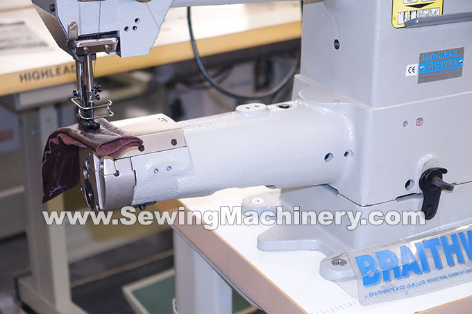 Highlead cylinder arm sewing machine