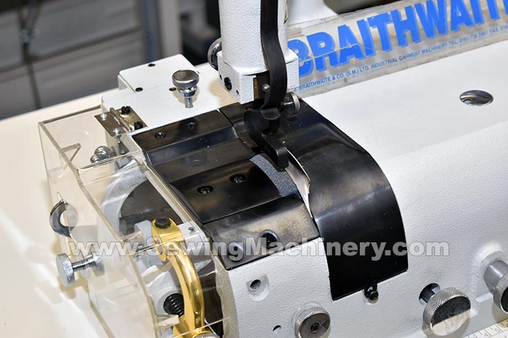 Leather skiving machine