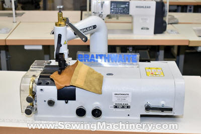 Leather skiving machine