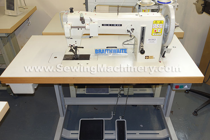 Seiko TH8B sewing machine with matching unit stand