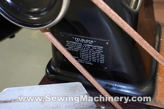 Willcox and gibbs feldlock sewing machine