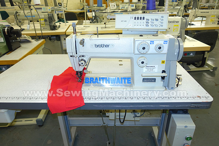 Brother top feed sewing machine with trim